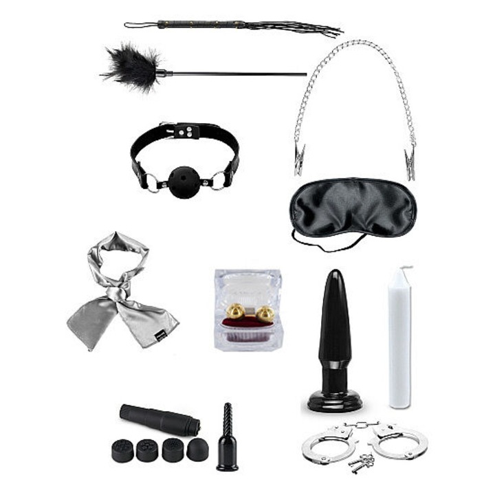 Set Fetish Fantasy Limited Edition, accesorii BDSM, 10 piese
