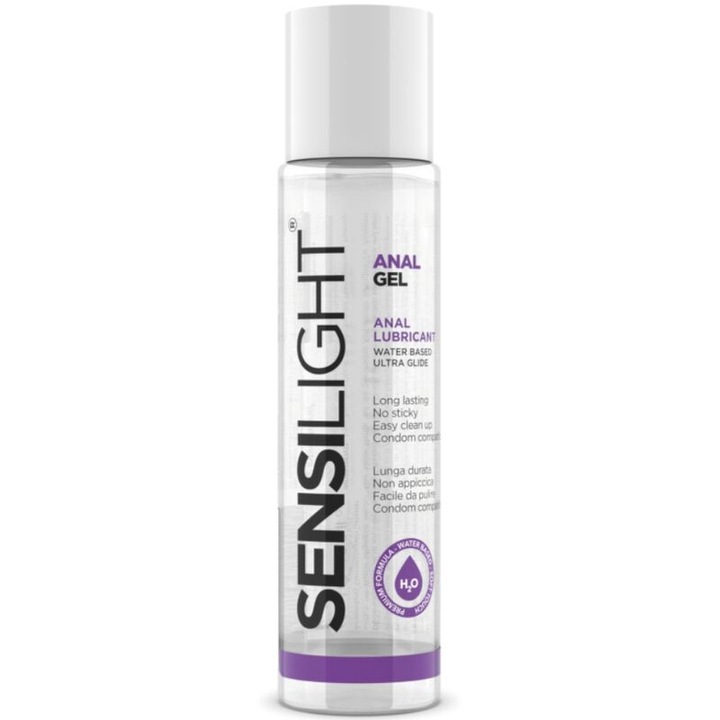 Anális síkosító, Sensilight, 60 ml, zsírmentes, latexszel kompatibilis
