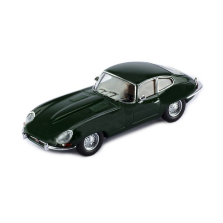 Jaguar E-Type модел 1963 г., тъмнозелен, IXO 1/43