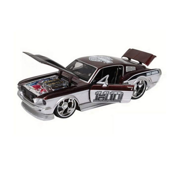 Modell Ford Mustang Gt, ezüst, Maisto 1/24