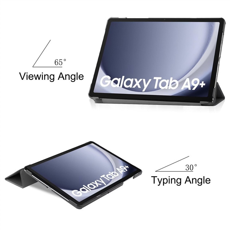 Husa de protectie tableta pentru Samsung Galaxy Tab A9+, A9 Plus, 11 inchi, 2023, cu protectie automata de somn, VIENOD, Albastru