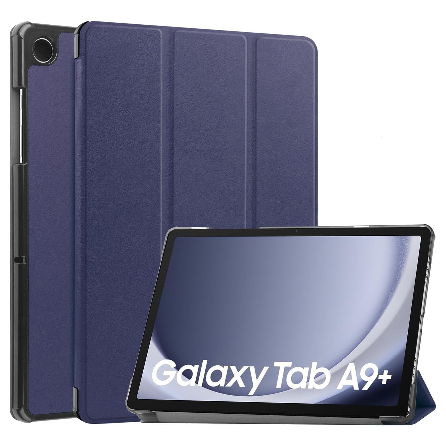 Husa de protectie tableta pentru Samsung Galaxy Tab A9+, A9 Plus, 11 inchi, 2023, cu protectie automata de somn, VIENOD, Albastru