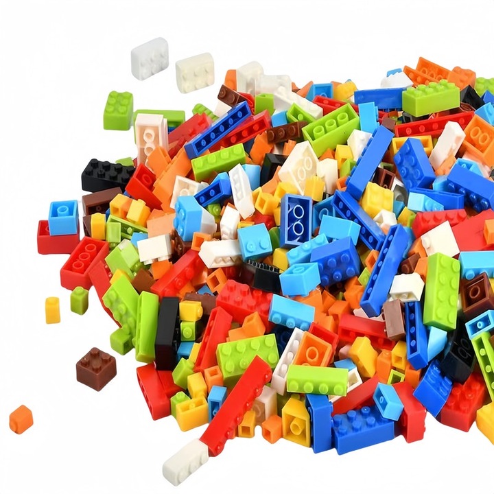 Конструктор, 500 блокчета, многоцветен, за деца над 6 години, 8cm x 19.5cm x 24.5cm