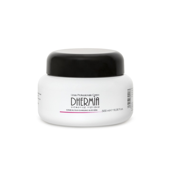 Scrub Exfoliant de Corp cu Ulei de Argan, Dhermia - 500 ml