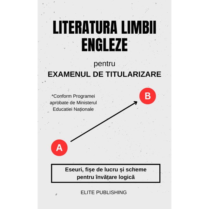 Literatura Limbii Engleze, pentru reusita la Examenul de Titularizare, Conform Programei aprobate de Ministerul Educatiei, Elite Publishing
