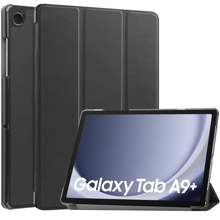 Husa de protectie tableta pentru Samsung Galaxy Tab A9 Plus, 11 inchi, 2023, cu protectie automata de somn, VIENOD, Negru