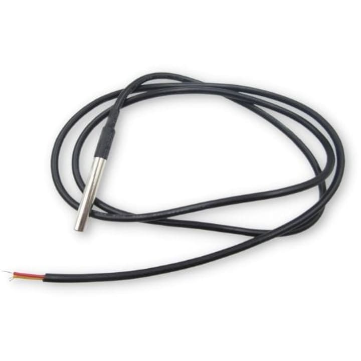 Modul senzor de temperatura, DS18B20, masurare, rezistent la apa, carcasa inoxidabila, 6 mm x 50 mm, Lungime cablu: 1 m, Negru
