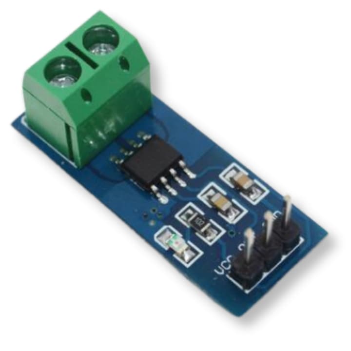Modul de masurare a intensitatii curentului, ACS712, curent, efectului Hall, analogica, 30 mm x 13 mm x 12 mm, Albastru