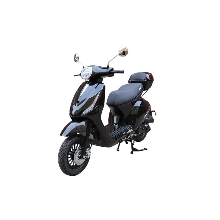Scuter motor benzina, 49cc, model Barceloneta - negru
