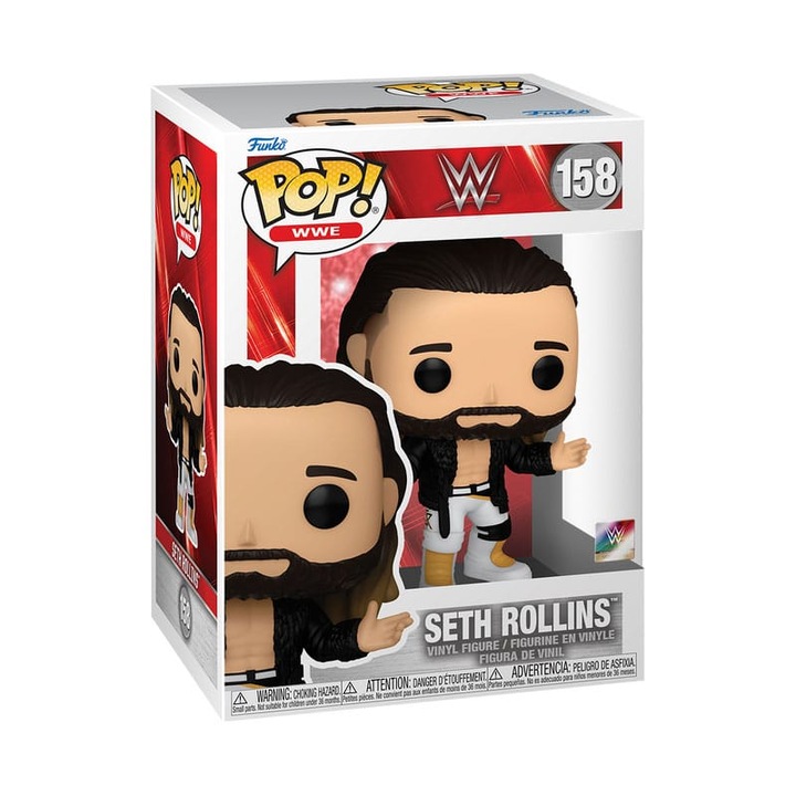 Figurina, Funko POP, WWE 158 Seth Rollins, 9cm, Multicolor