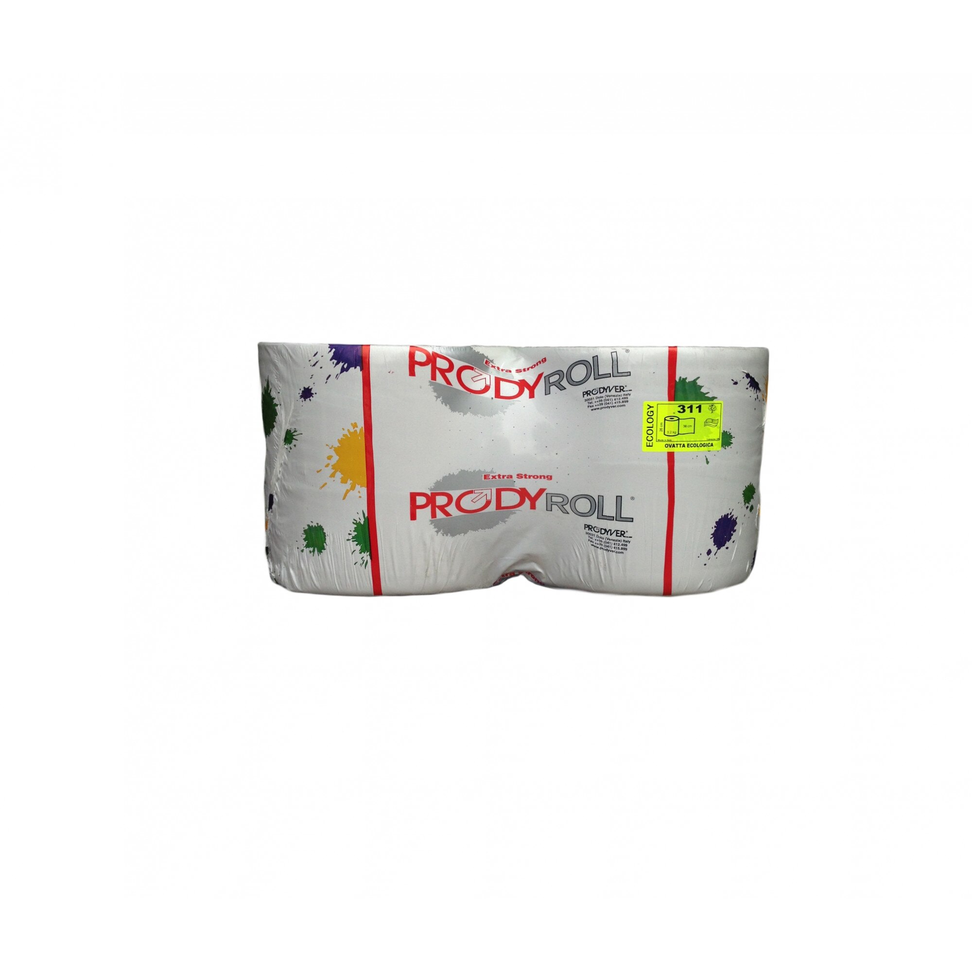 Rola hartie de maini, alba, 3 straturi, industriala, PRODYVER, 3,2 kg