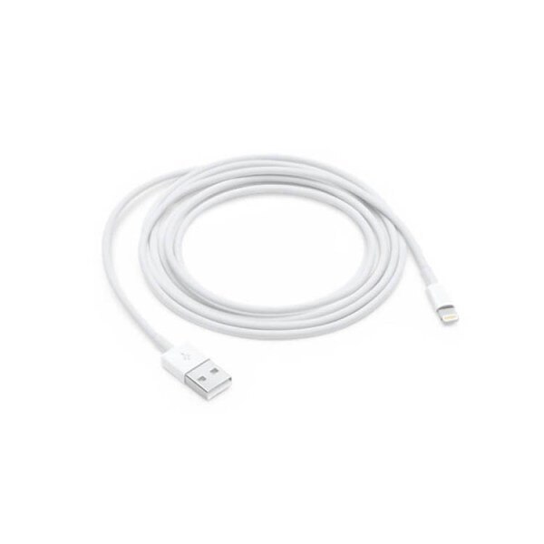 Cablu, Apple iPhone, Incarcator, Lightning-USB, Alb