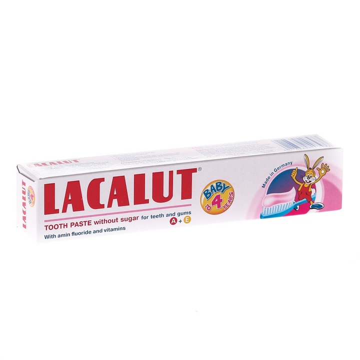 Lacalut Baby baba fogkrém, 0-4 éves korig, 50 ml