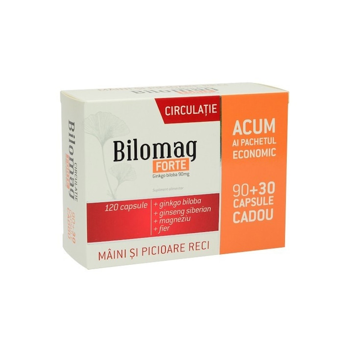 Promo csomag: Bilomag forte, 90 kapszula + Bilomag forte, 30 kapszula, Zdrovit