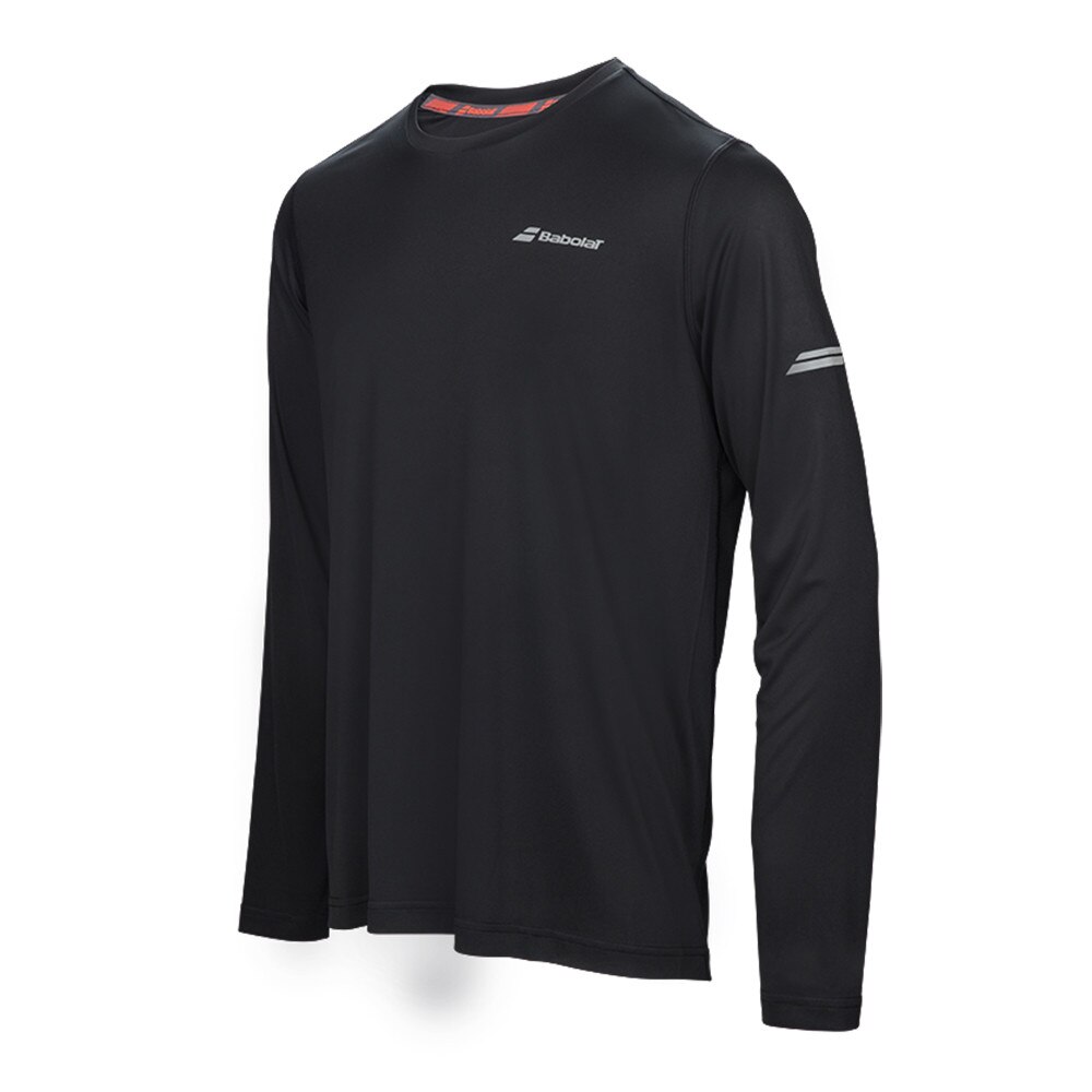 Tricou cu maneca lunga Babolat Core, Barbat, Negru