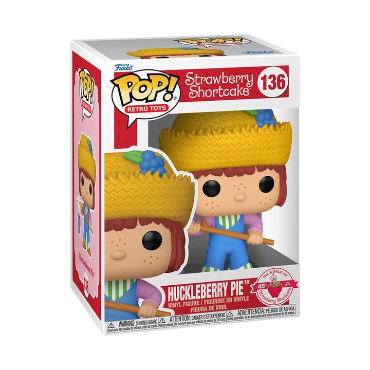 Фигурка Funko POP Strawberry Shortcake 136 Huckleberry Pie, 10 см, многоцветна