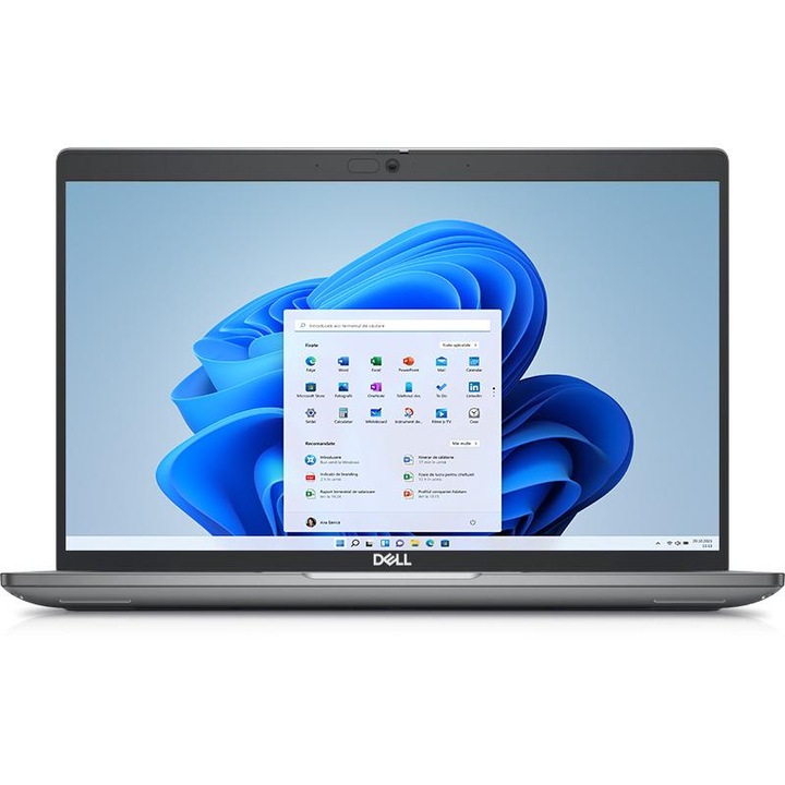 Dell Latitude 5450 laptop, 14" FHD kijelző, Intel® Core™ Ultra 7 165U, 12M gyorsítótár, akár 4,90 GHz, 16GB DDR5, 1TB SSD, FGP, Intel Graphics, Win 11 Pro, szürke