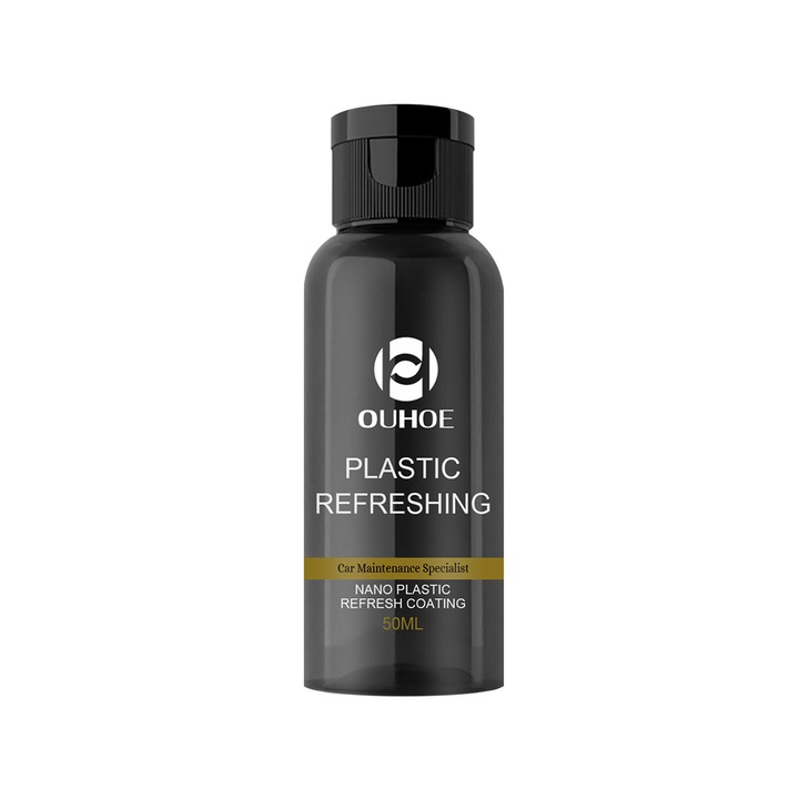 Agent de restaurare plastic auto, 50ml, efect de albire, previne praful