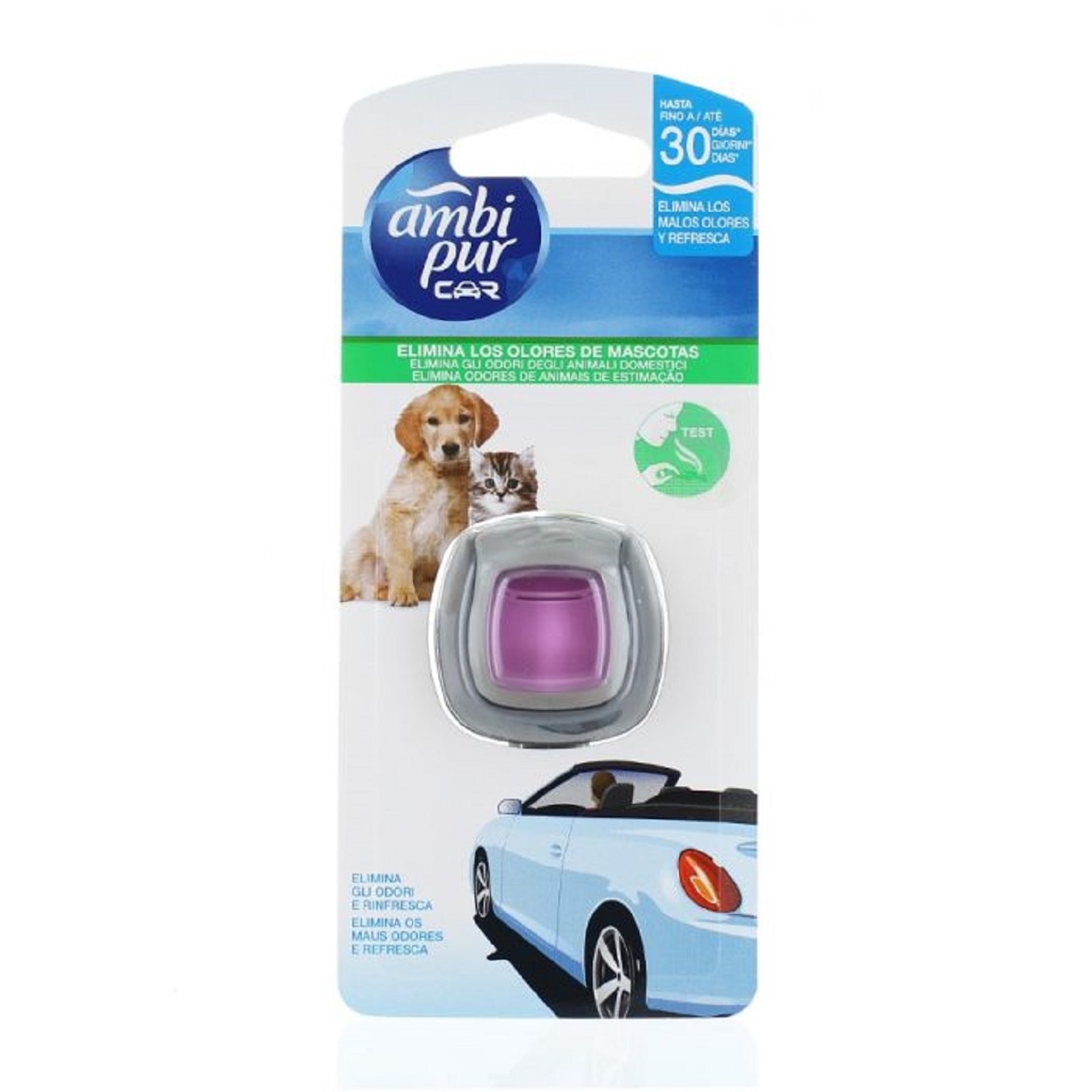 Odorizant Auto Ambi Pur Car Pets, 2ml