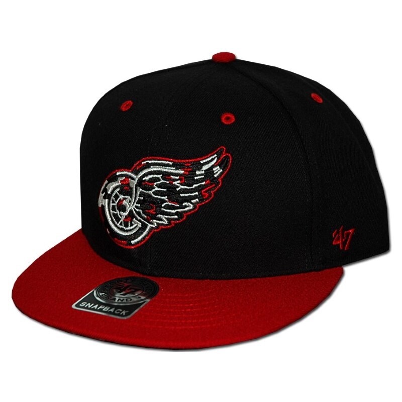 Sapca '47 Detroit Red Wings, negru/rosu