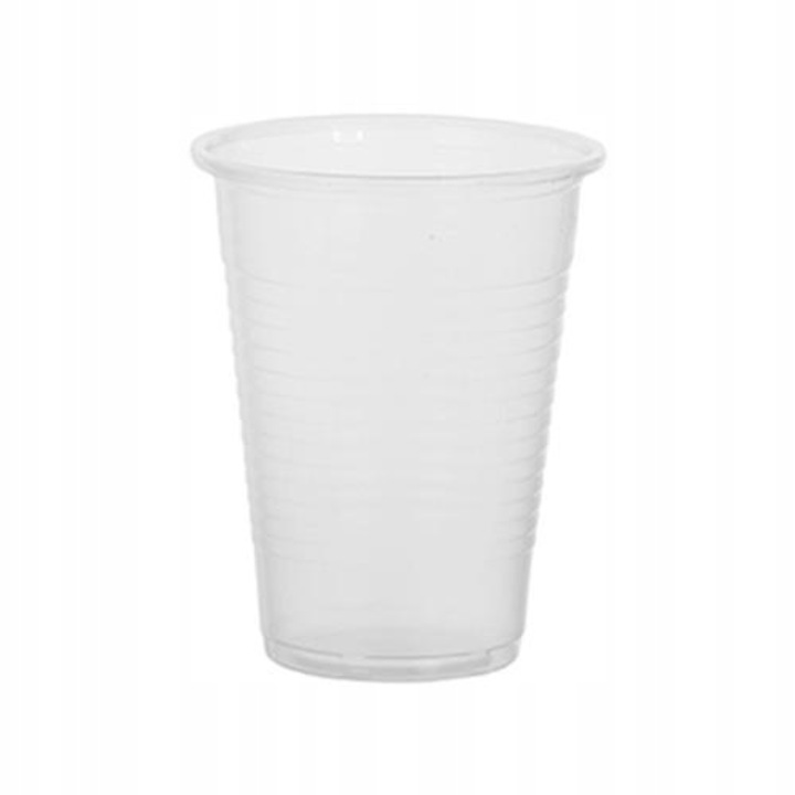 Set 100 pahare reutilizabile, Papstar, transparente, 200 ml, 7x8.9cm