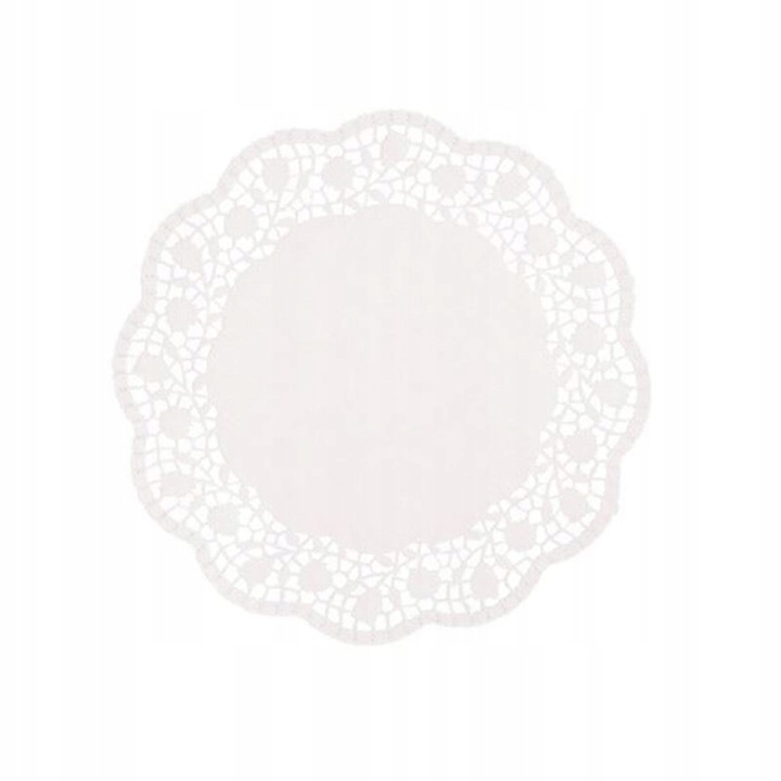 Set 100 suporturi pentru tort, Papstar, rotunde, 32cm, alb