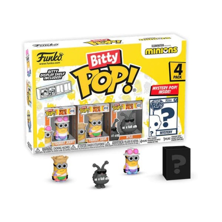 Minions Bitty POP! Vinyl Figura 4-es Csomag Young Gru 2, 5 cm