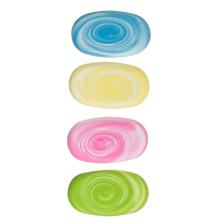 Set 4 Radiere Colorate, Design Spirala, Accesorii pentru Scoala si Proiecte DIY