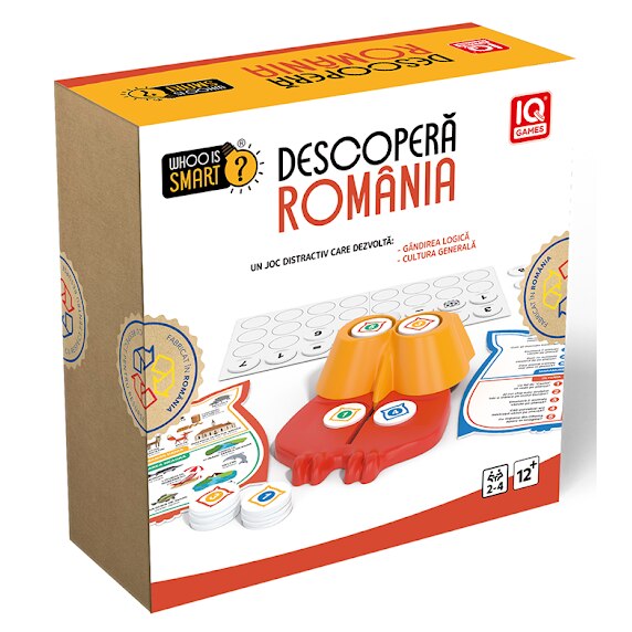 Joc Deico Games, WHOO IS SMART?, Descopera Romania