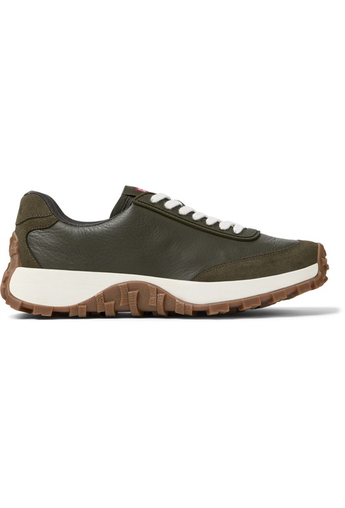 Camper, Pantofi sport Drift Trail cu insertii din piele intoarsa, Verde