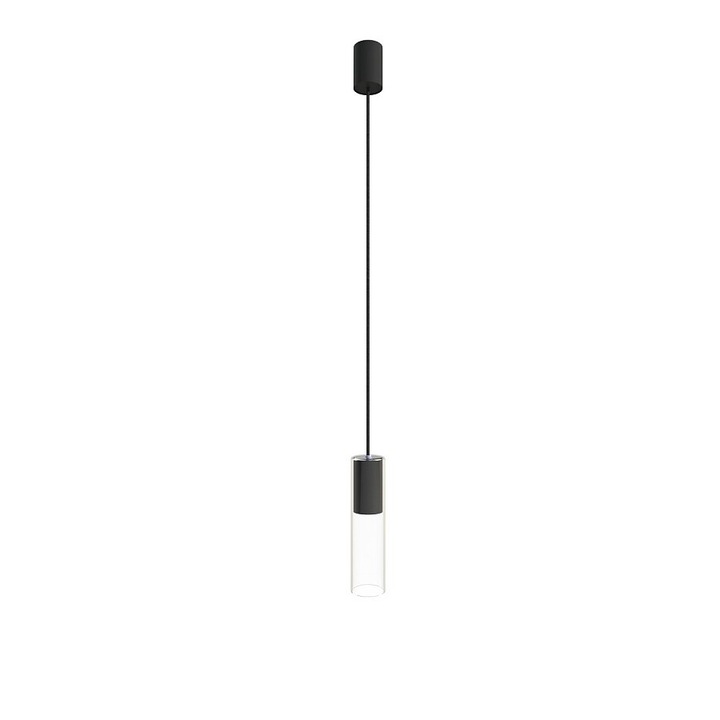 Pendul CYLINDER M, negru, 10W, 6.5 cm