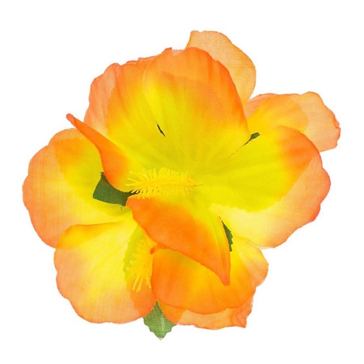 Hawaii hajcsat, Godan, narancs, szövet/műanyag, 7,5 cm x 12 cm