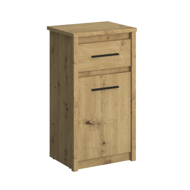 Komód tölgy faforgácslap Artisan Airon 47x36,4x86,6 cm