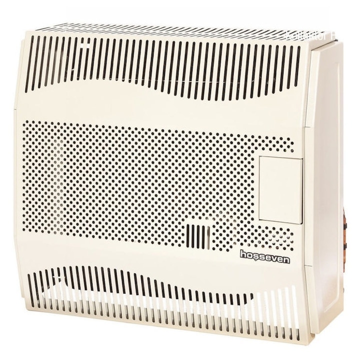 Convector pe gaz, Hosseven, HDU-5 VF, 5kw cu tiraj fotat, ventilator, camera de ardere fonta