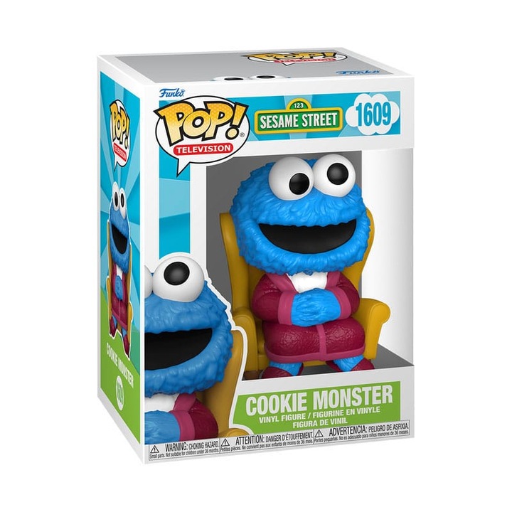 Sesame Street POP! TV Vinyl Figura Cookie Monster 9 cm