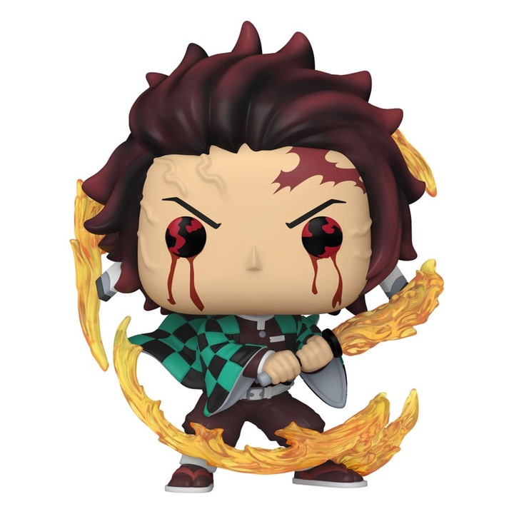 Demon Slayer: Kimetsu no Yaiba POP! Animation Vinyl Figurák Tanjiro(Sun Breathing) 9 cm