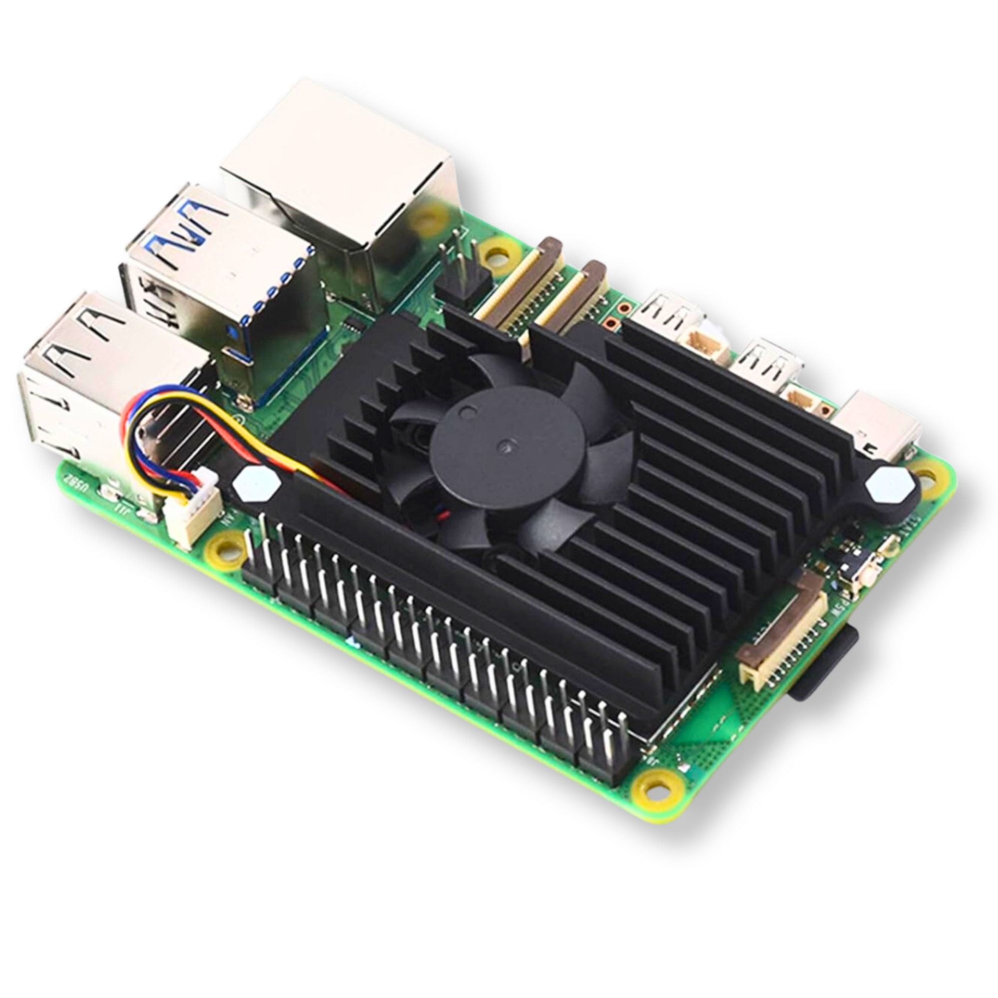 Kit de racire pentru Raspberry Pi 5, Waveshare, Sistem activ de racire ...