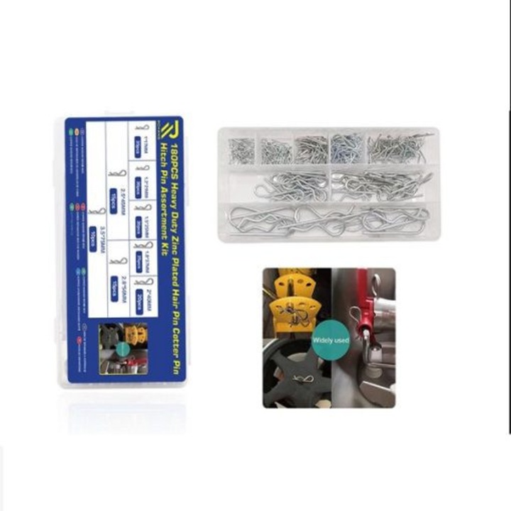 Set 180 stifturi, dimensiuni 1x17mm - 3.5x75mm, 23x12x4cm, 0.502kg