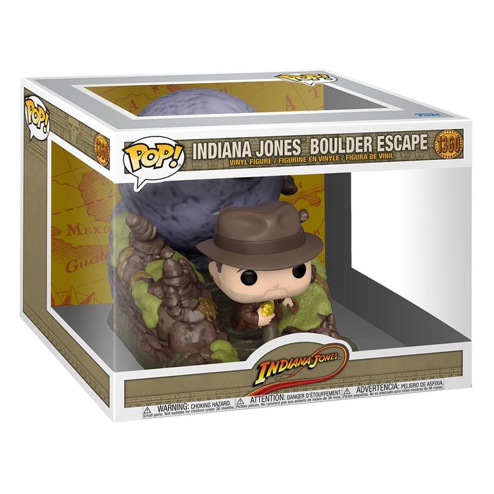 Funko POP Moment figura – Indiana Jones – Boulder Escape, 15 cm