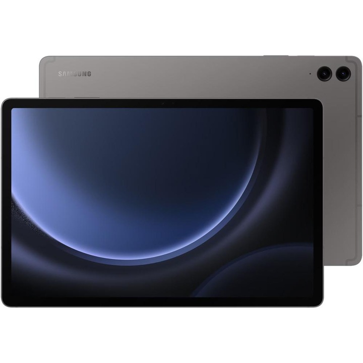 Таблет Samsung Galaxy Tab S9 FE+ X616, осемядрен процесор Exynos 1380, LCD екран 90Hz 12.4", 8GB RAM, 128GB Flash, 12MP+8MP+8MP, 5G, Wi-Fi, Bluetooth, Android + S Pen Сив/Извън ЕС