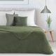 Patura TEDY cu doua fete din fleece moale 150 x 200 cm Eurofirany verde deschis