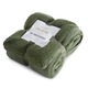 Patura TEDY cu doua fete din fleece moale 150 x 200 cm Eurofirany verde deschis