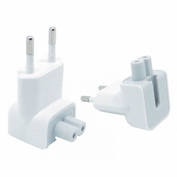 Adaptor priza EU, Active, stecher compatibil alimentator Apple, alb
