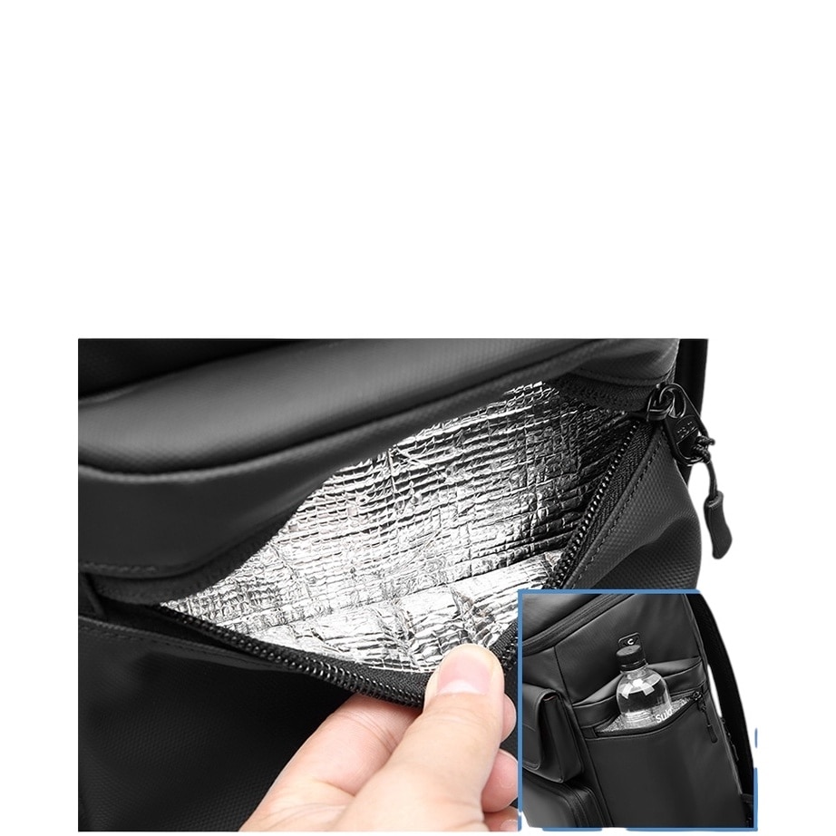Rucsac Multifunctional Premium, Cracos®, negru, capacitate 30L, 55x31x20 cm, port USB, compartimente separate pentru laptop si Incaltaminte, Impermeabil, ideal pentru calatorii sau activitati zilnice
