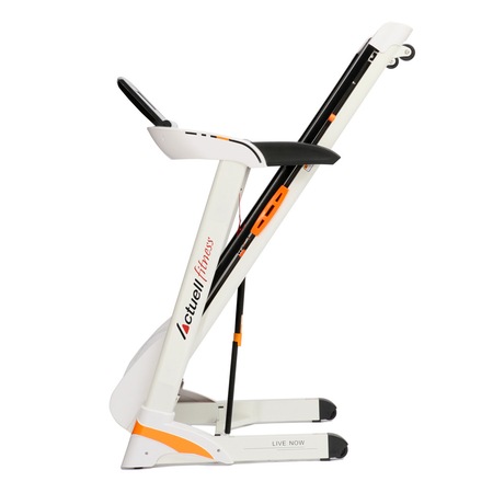 Banda de alergat electrica Actuell DT1430F, putere maxima motor 4cp, greutate suportata 120kg, 15 nivele inclinare, viteza 1-16km/h, Bluetooth, aplicatie iOS/Android