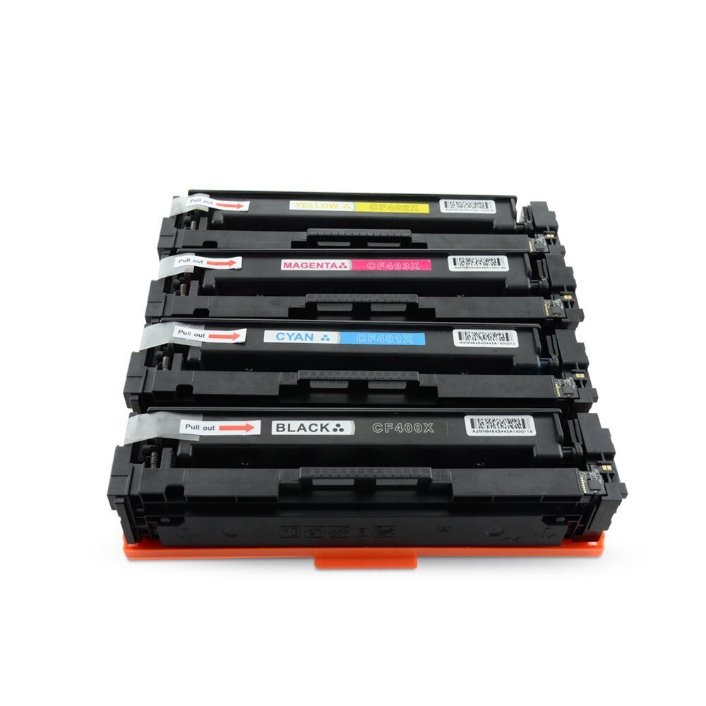 Set Cartuse Toner Compatibile HP CF400X / CF401X / CF402X / CF403X - M252N, M252DW, M274N, M277N, M277DW - (BK + C+ M + Y)