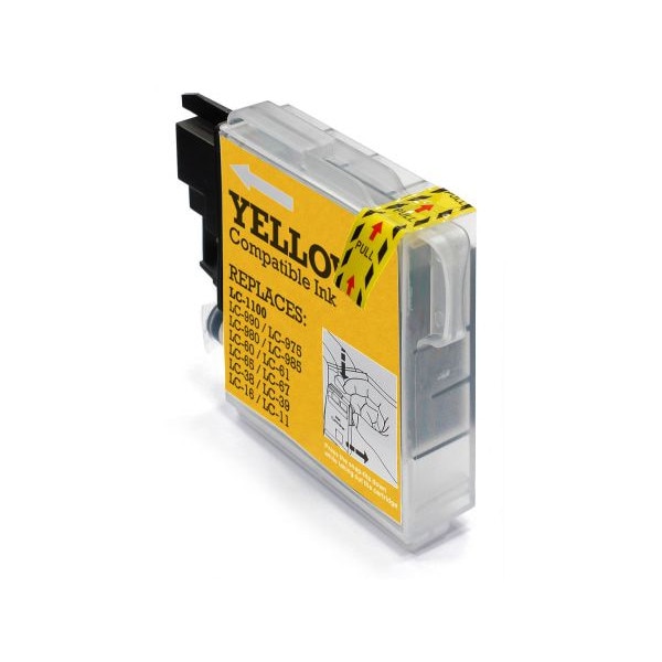 Cartus cerneala compatibil Brother LC980, LC1100 XL - Galben