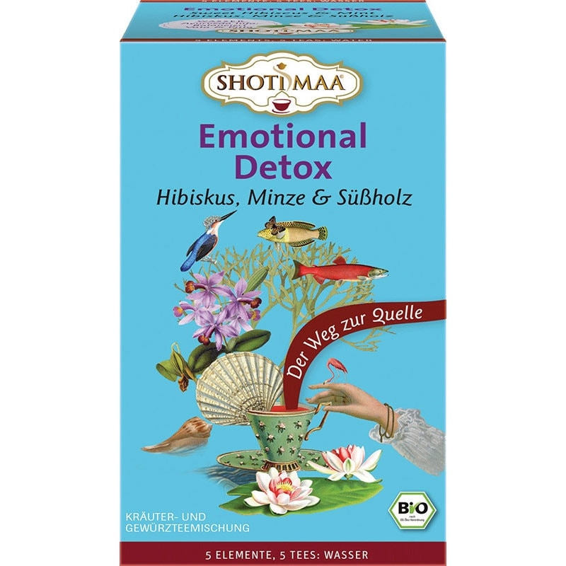 Ceai ayurvedic cu hibiscus, menta si lemn dulce ECO 32 g (16 pliculete x 2 g) - Shoti Maa