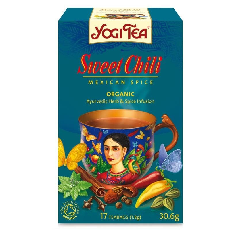 Ceai Sweet chili ECO 30,6 g (17 pliculete x 1.8 g) - Yogi Tea