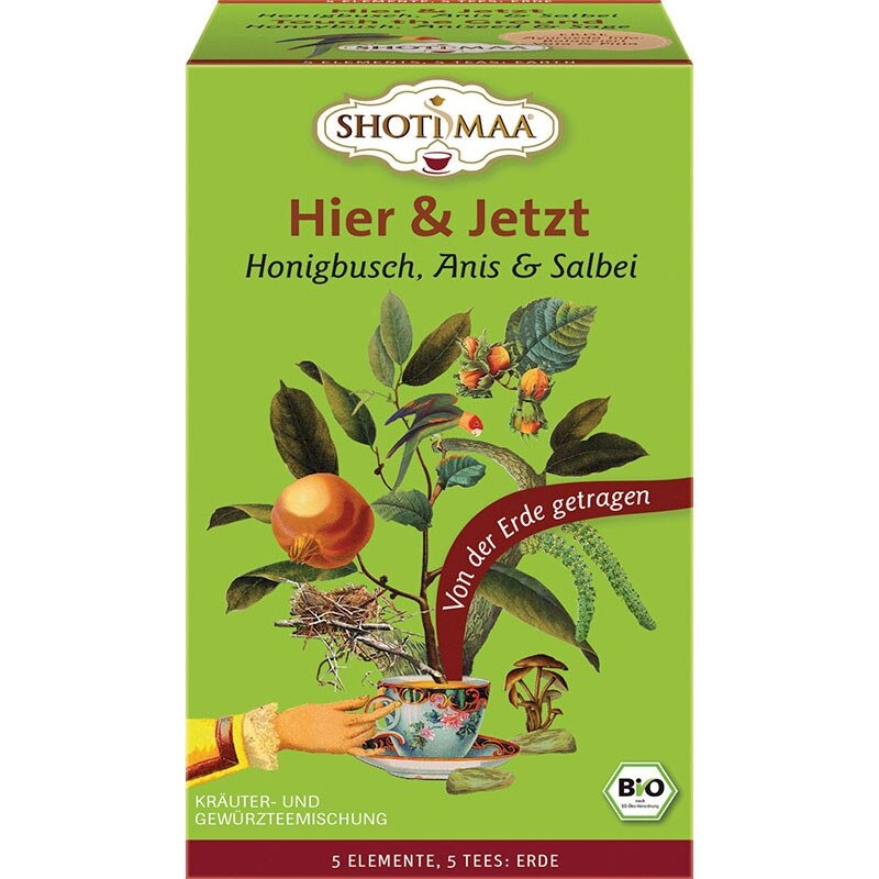 Ceai ayurvedic cu honeybush, anason si salvie ECO 32 g (16 pliculete x 2 g) - Shoti Maa